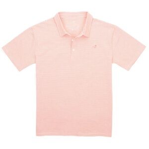 Properly Tied Coral Striped Polo Shirt Men’s XXL